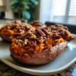 Pecan Pie Twice Baked Sweet Potatoes