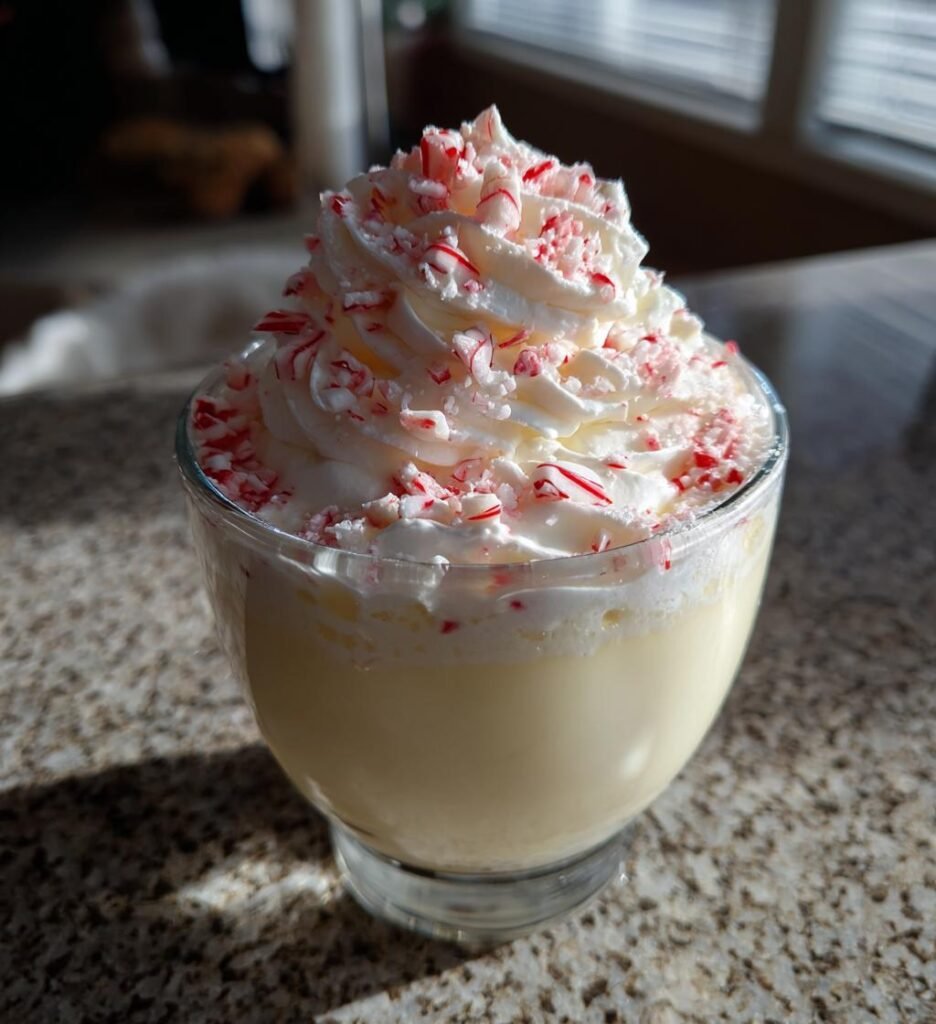 Peppermint Eggnog Punch