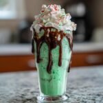 Peppermint Ice Cream Float