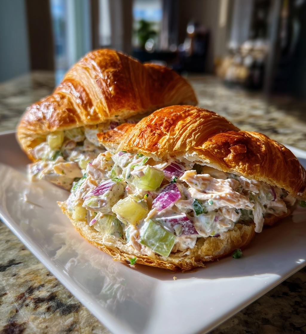 Pineapple Chicken Salad Croissants - detail 1