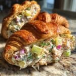 Pineapple Chicken Salad Croissants