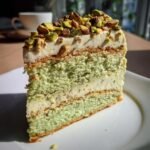 Pistachio Dacquoise Cake
