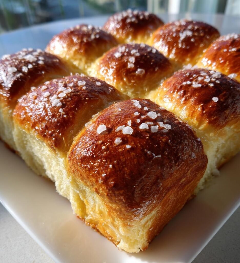 Pull-Apart Pretzel Rolls