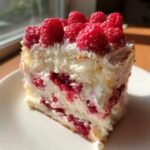 Raspberry Angel Food Cake