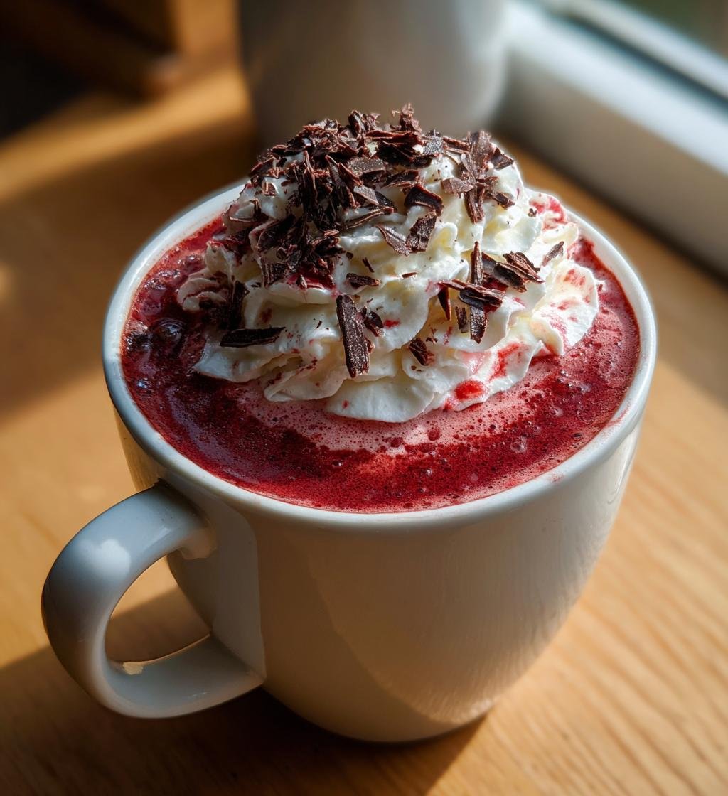 Red Velvet Hot Chocolate - detail 1