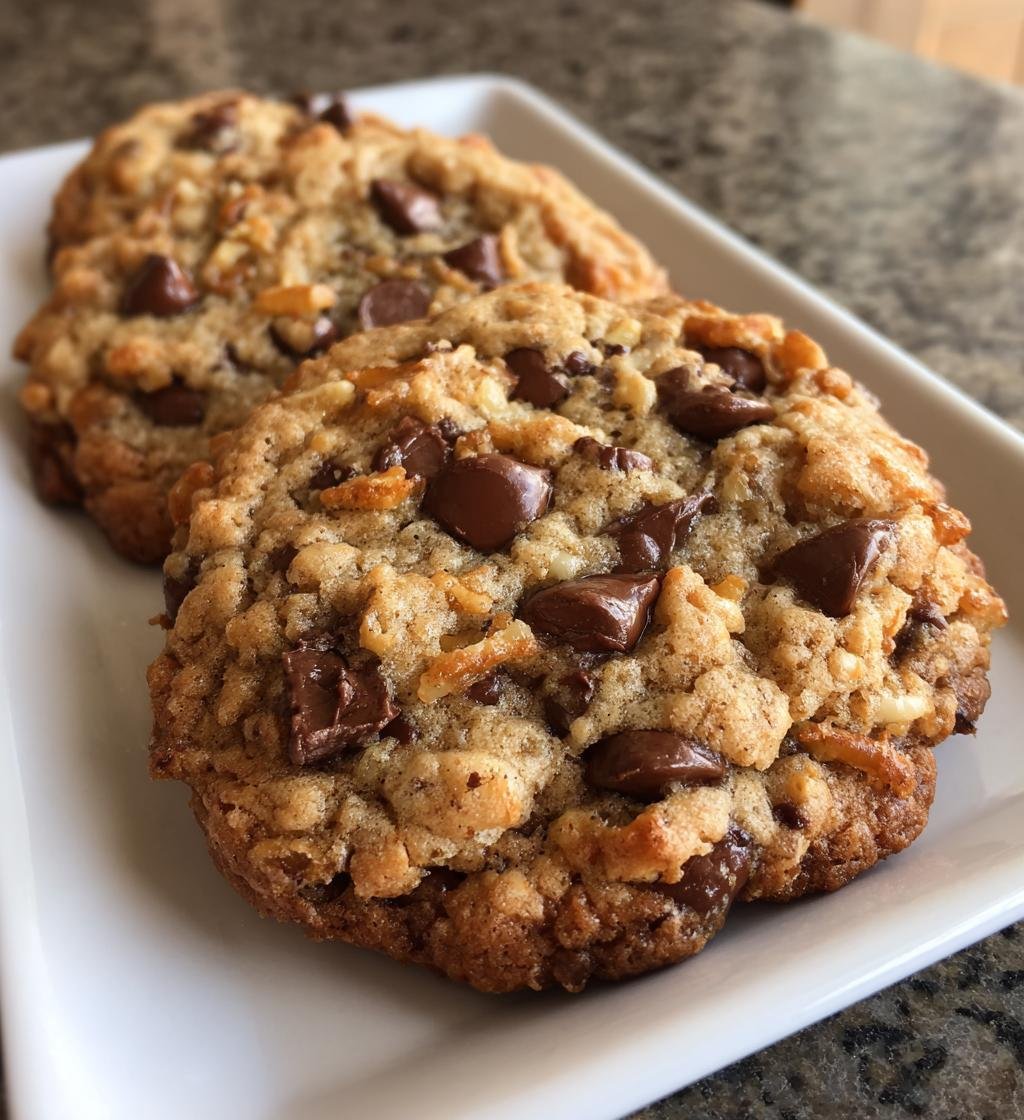 Rice Krispie Cookies with Chocolate Chips - detail 1