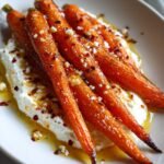 Roasted Carrots with Whipped Ricotta and Hot Honey