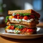 Roasted Tomato Sandwiches with Vegan Lemon Garlic Aioli