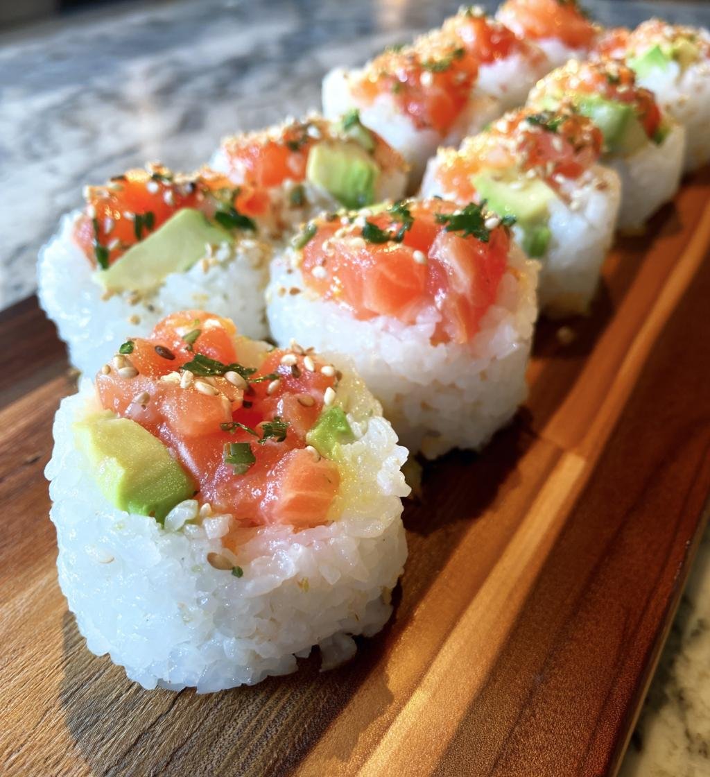 Salmon and Rice Sushi Balls - detail 1