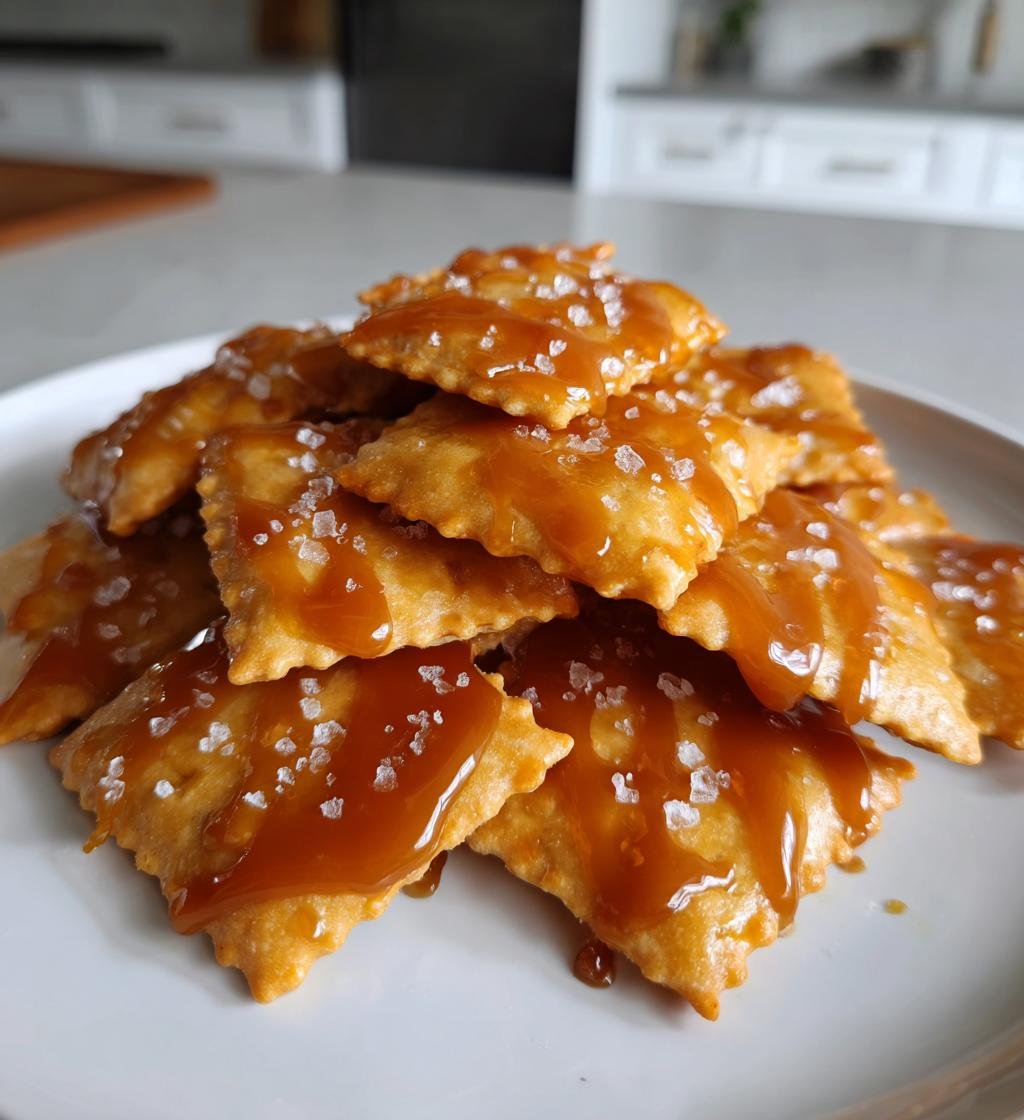 Salted Caramel Cracker Bites