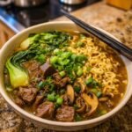 Slow Cooker Beef Ramen Noodles