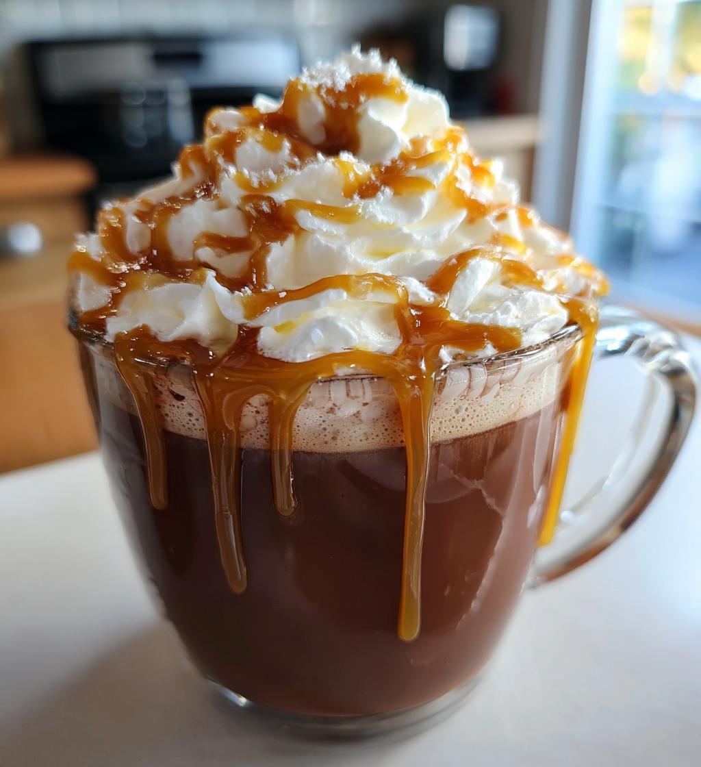 Slow Cooker Caramel Hot Chocolate - detail 1