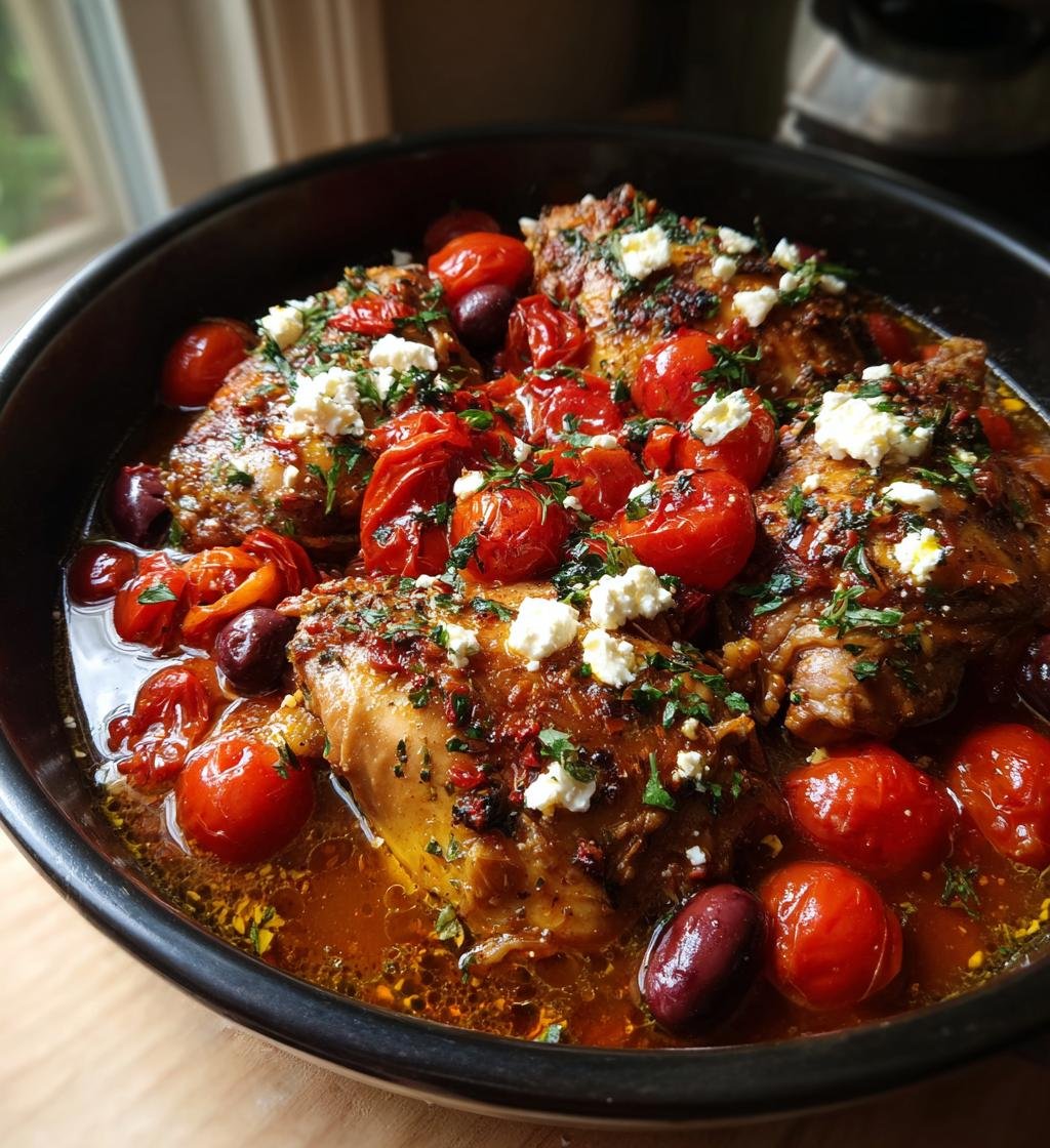 Slow Cooker Greek Chicken - detail 1