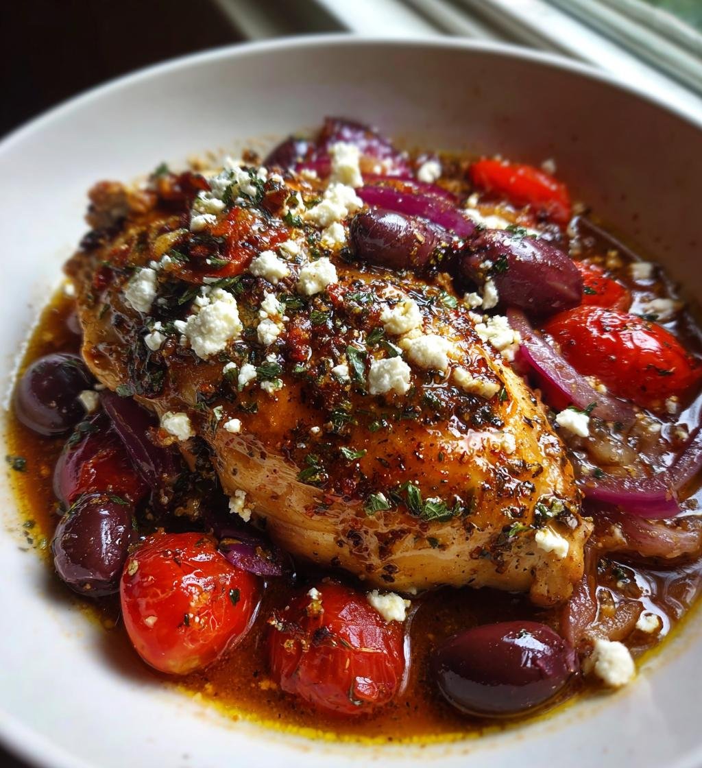 Slow Cooker Greek Chicken