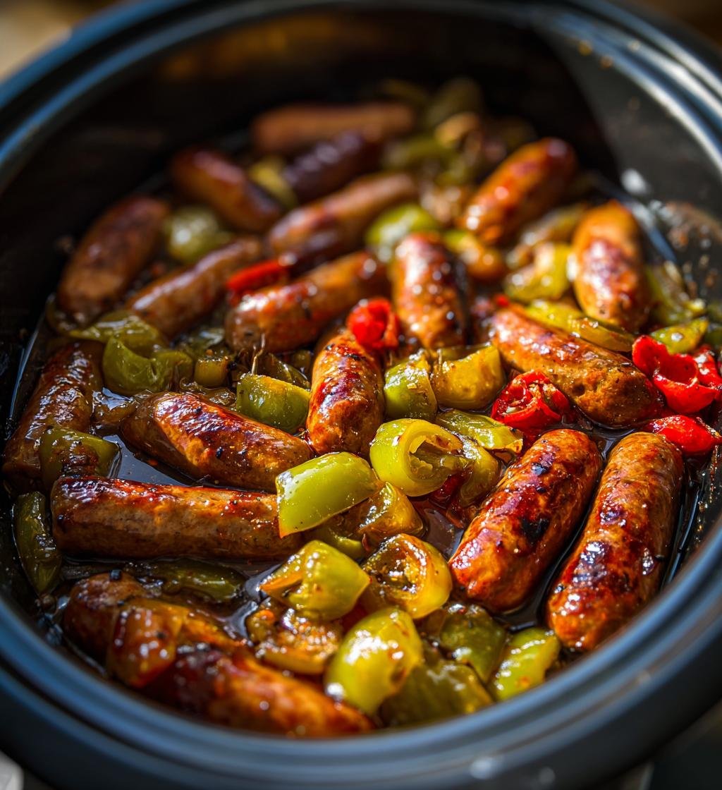 Slow Cooker Mississippi Mini Sausages - detail 1