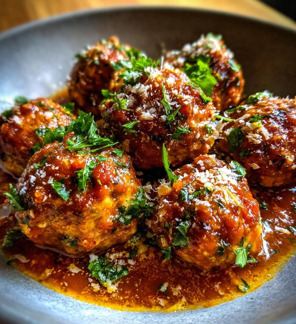 Slow cooker Tuscan Chicken Meatballs - detail 1