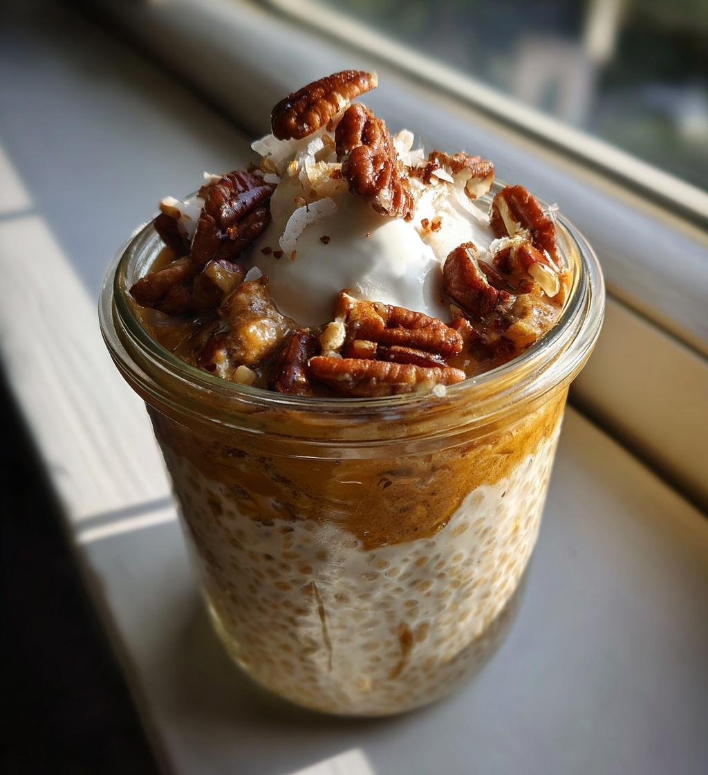Southern Pecan Pie in a Jar Chia Pudding