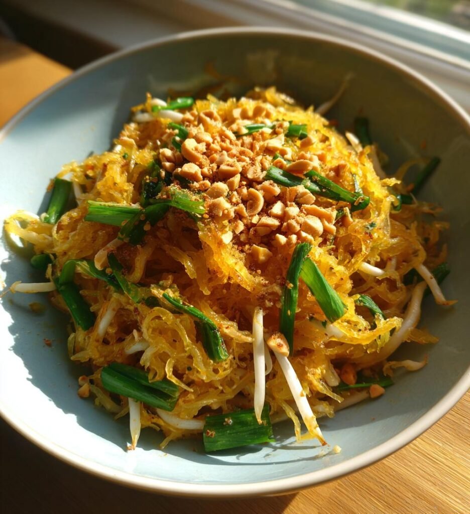 Spaghetti Squash Pad Thai