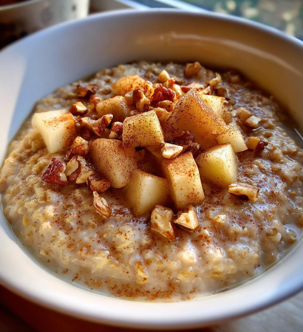 Spiced Pear Oatmeal - detail 1