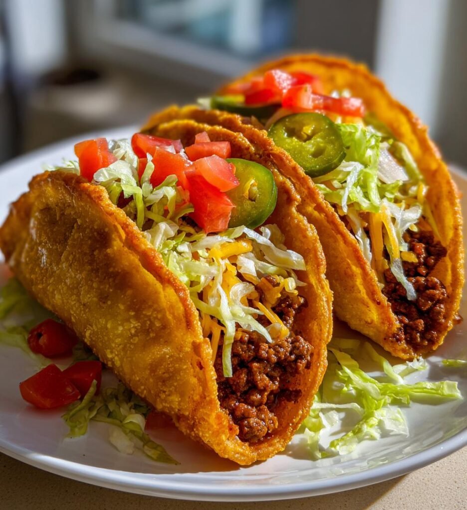 Spicy Crispy Mexican Taco Pockets