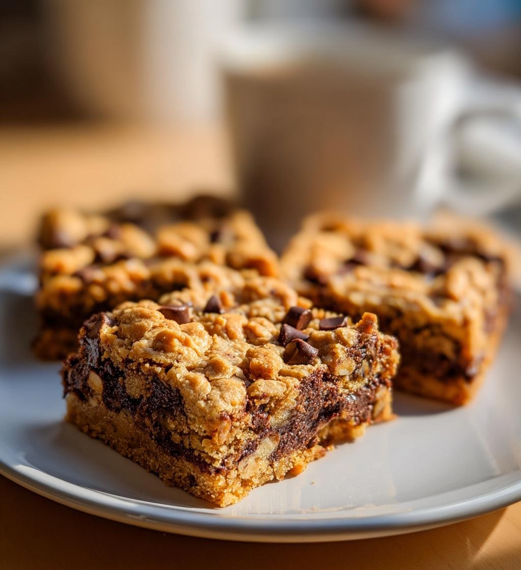 Triple Peanut Butter Monster Cookie Bars - detail 1