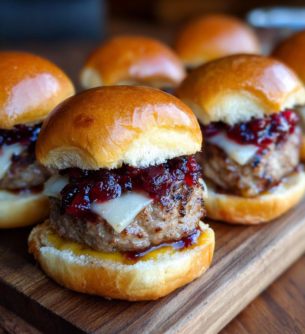 Turkey Cranberry Sliders