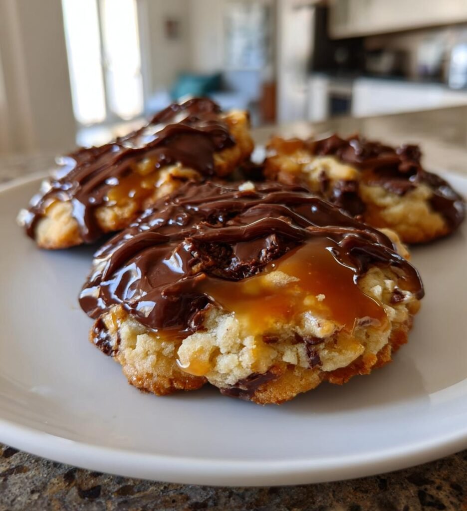 Twix-Style Cookies