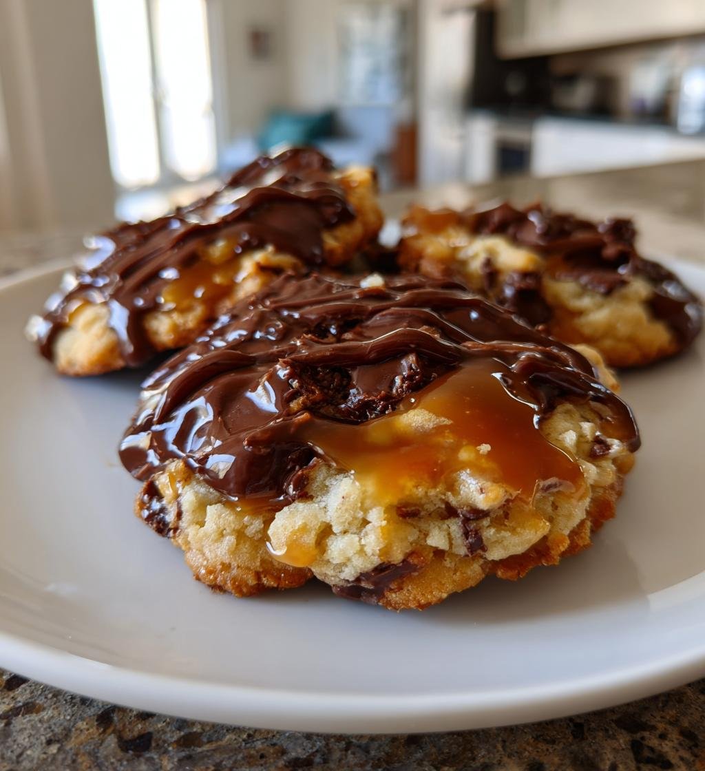 Twix-Style Cookies
