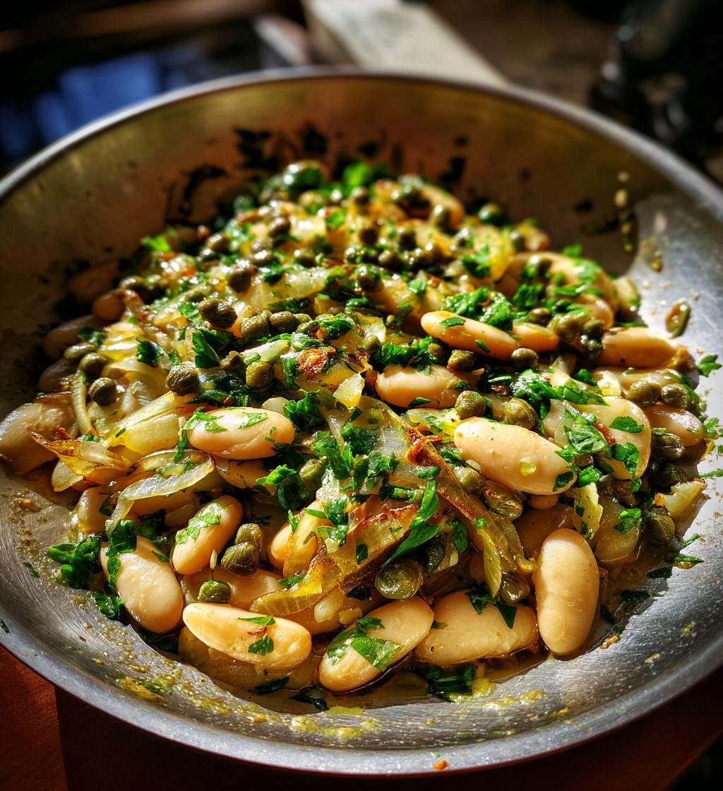 Vegetarian Piccata with Cannellini Beans - detail 1