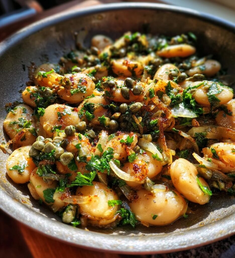 Vegetarian Piccata with Cannellini Beans