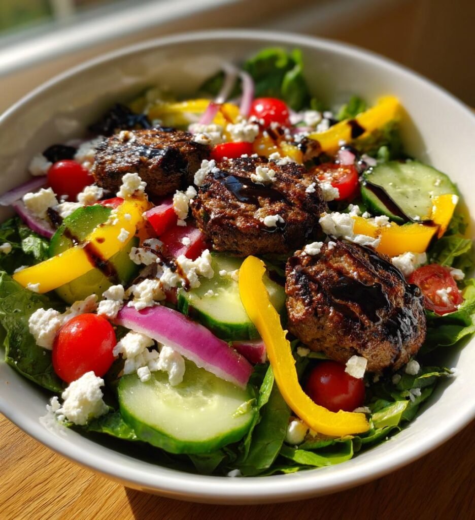 Veggie Burger Salad