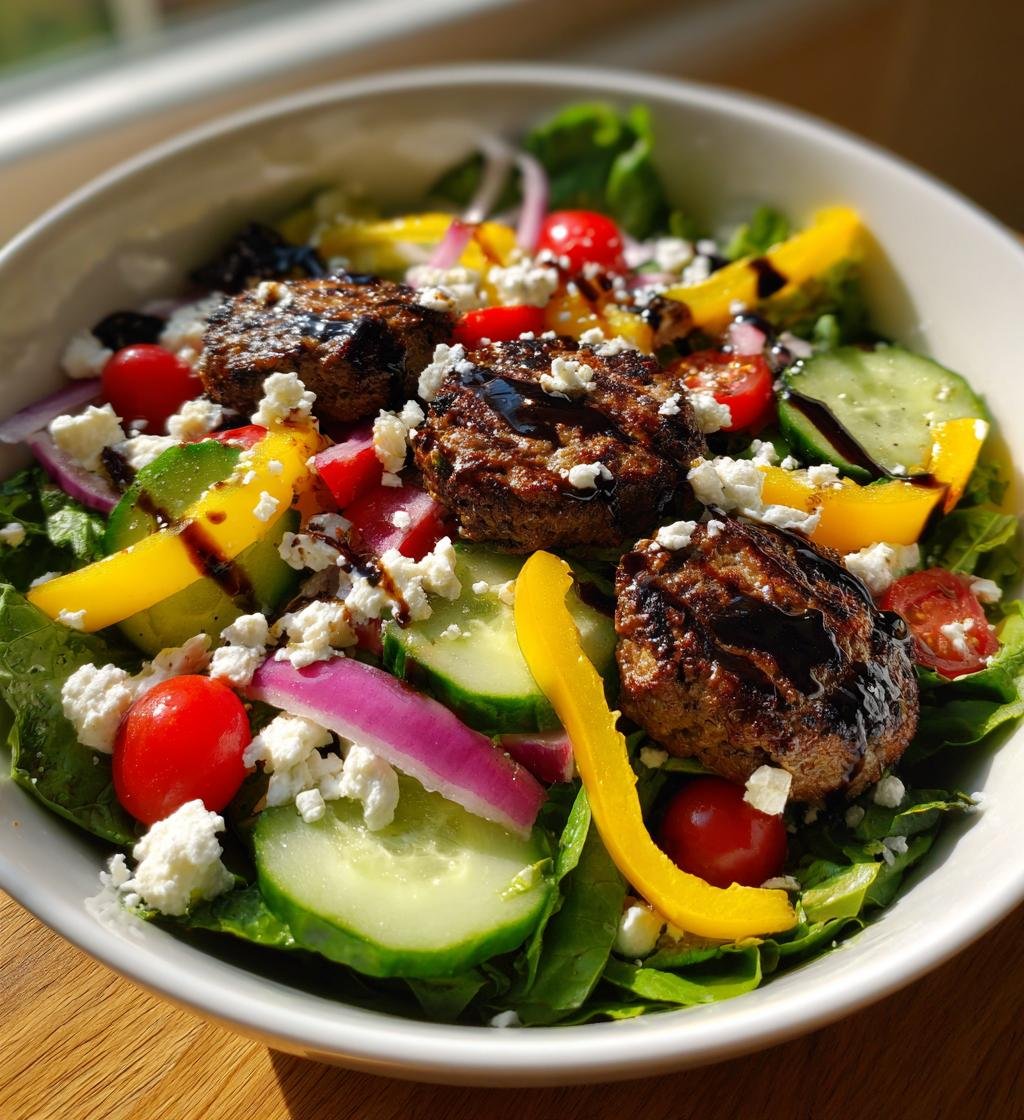 Veggie Burger Salad