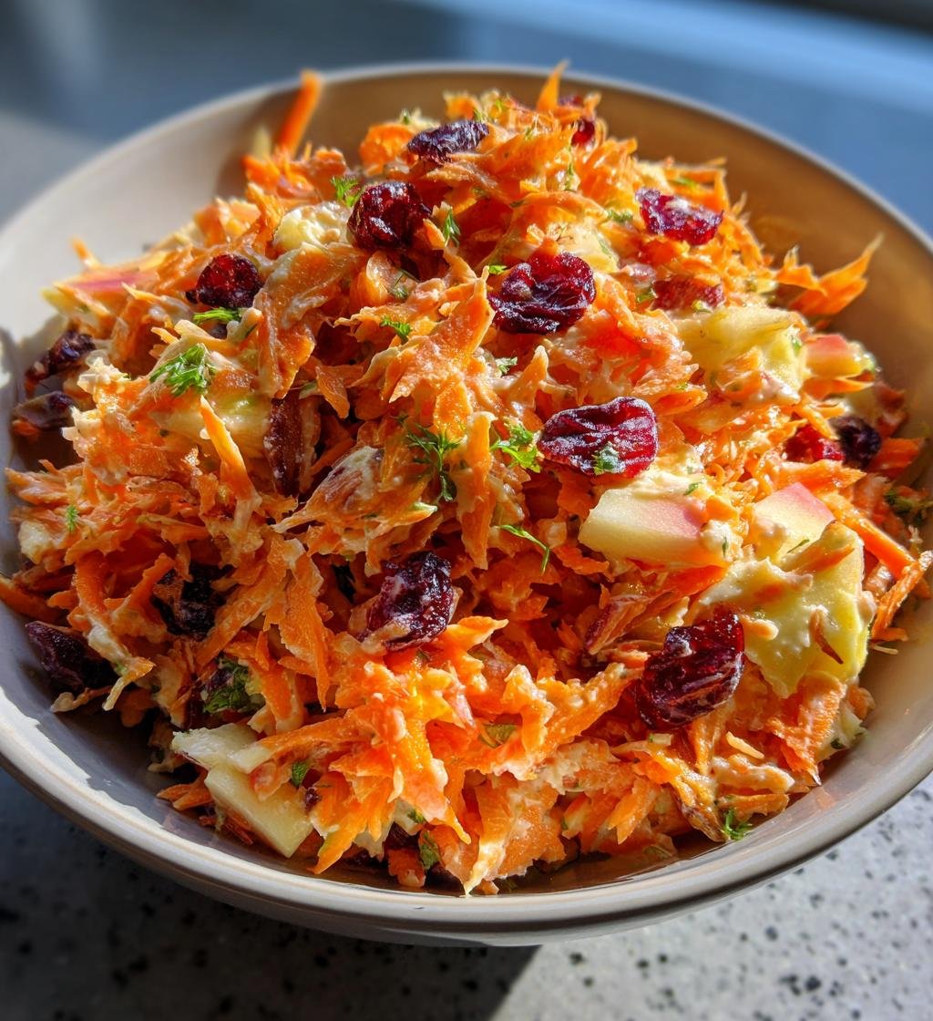 Vibrant Apple Cranberry Carrot Salad