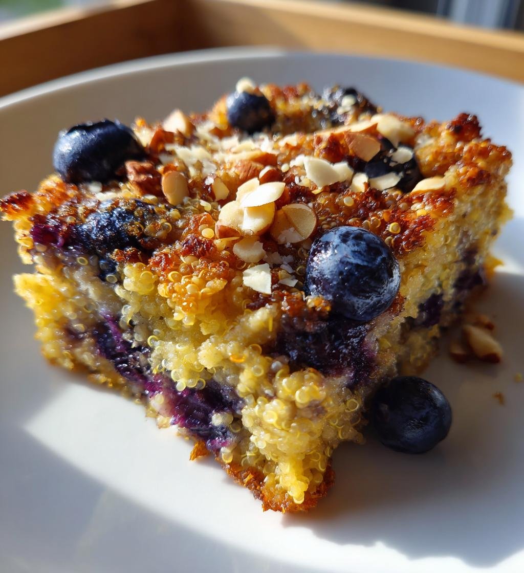 Wholesome Blueberry Quinoa Breakfast Bake - detail 1