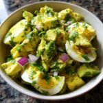 Workout Egg Avocado Salad