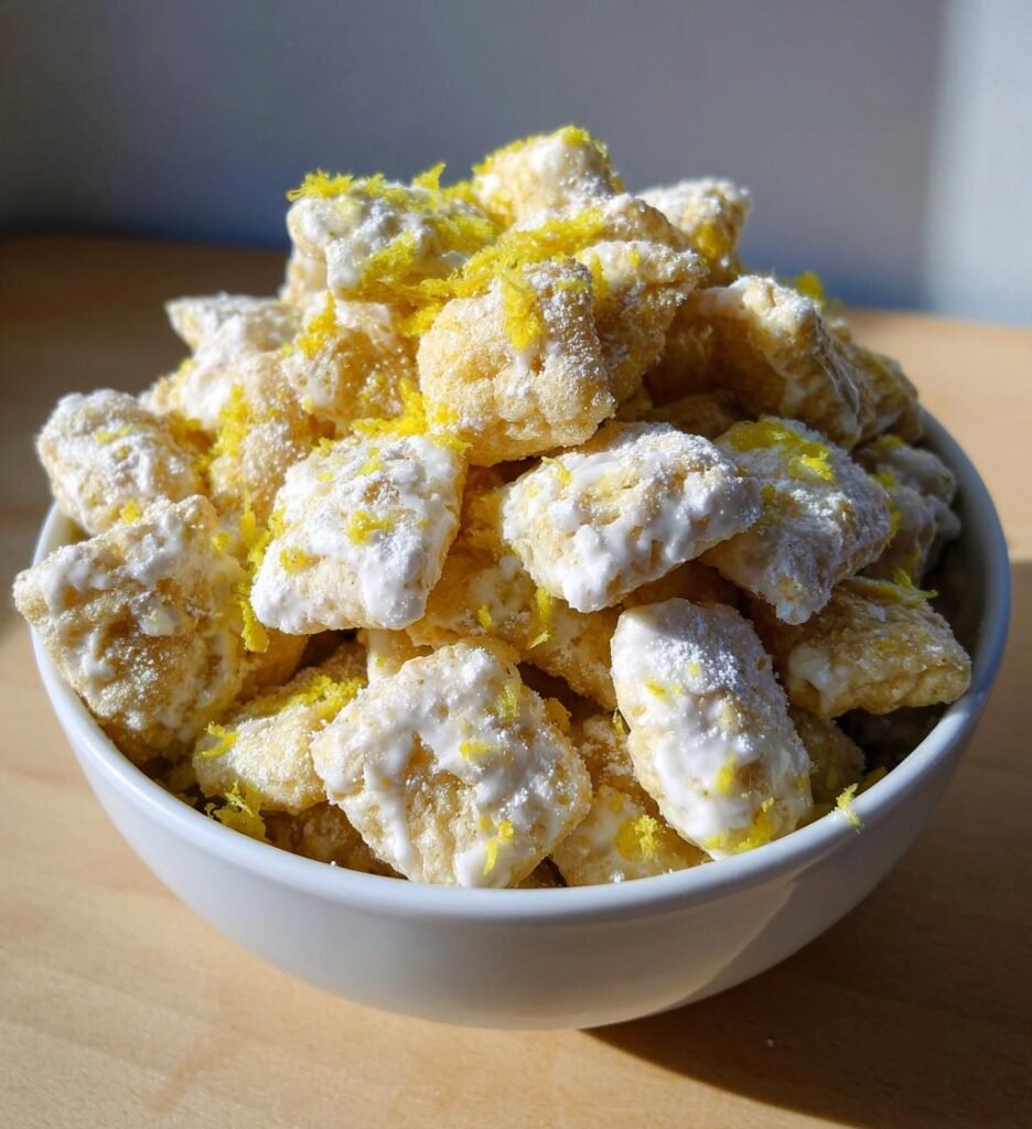 Zesty Lemonade Puppy Chow Snack