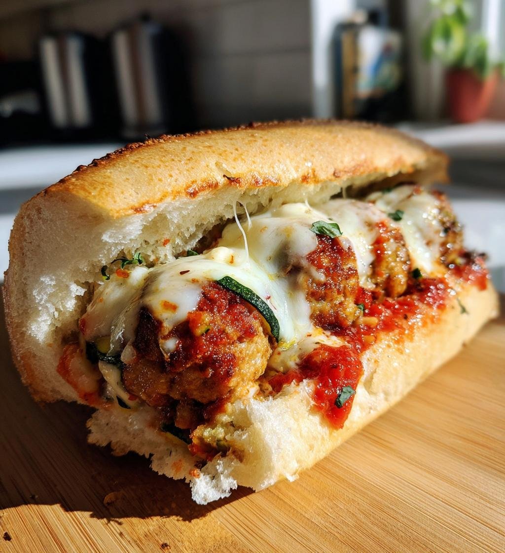 Zucchini Meatball Subs